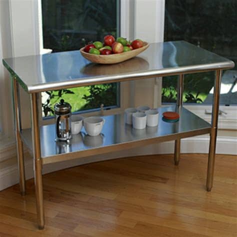 Mesa cocina para preparación con estanterías 1,2. Mesa Acero Inoxidable Mesa De Trabajo Cocina - $ 4,499.00 ...
