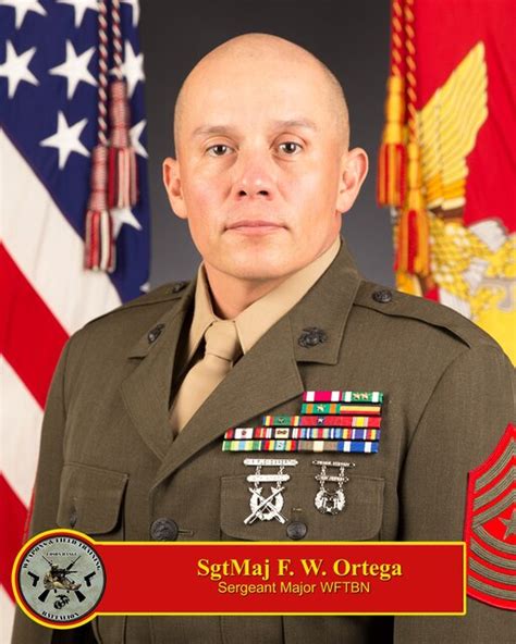Sergeant Major Francisco W Ortega Marine Corps Recruit Depot San