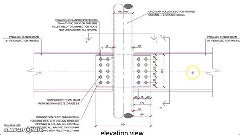 Provides a positive connection for a post to a wood deck Beam to Circular CHS Simple Connection Detail - YouTube