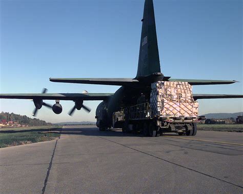 A 179th Airlift Wing Ohio Air National Guard C 130h Hercules Cargo