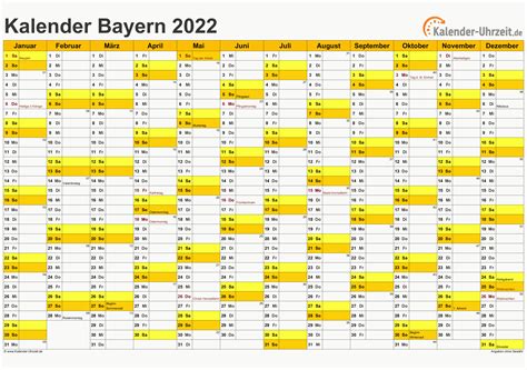 *in unserem kalender für ferien finden sie die termine für alle schulferien in bayern (by) für das aktuelle jahr und die nächsten zwei jahre, soweit diese durch die konferenz der kultusminister der länder der brd bereits festgelegt wurden. Feiertage 2022 Bayern + Kalender