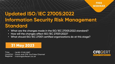 Updated Isoiec 270052022 Information Security Risk Management