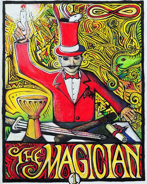 The Magician Painting By Jake Lindner Fine Art America