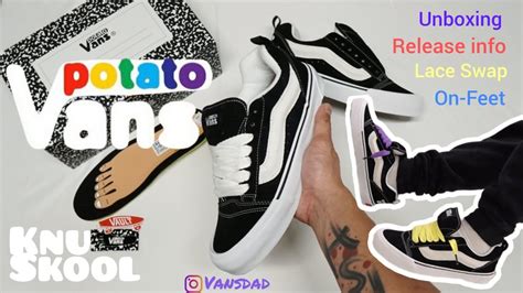Imran Potato X Vans Vault KNU Skool VR3 Unboxing Lace Swapping On