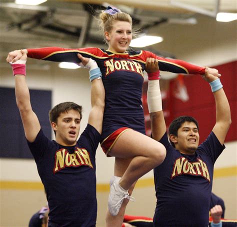 This is such a special rite of seduction for men. More male students sign up for high school cheerleading ...