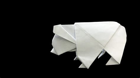 Origami Bear Instruction Tutorials Youtube