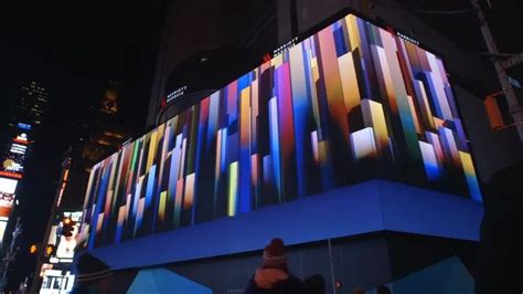 Times Square 4k Screen Launch New York On Vimeo Projection Mapping