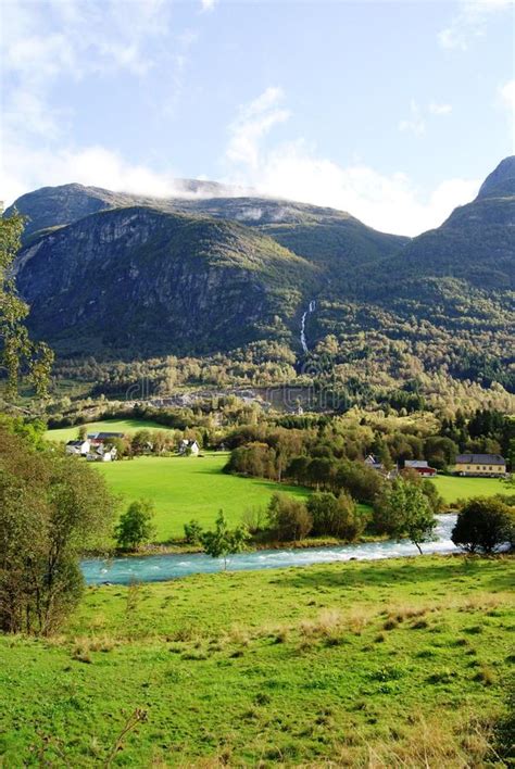 Norwegian Countryside Stock Image Image Of Stream Outside 24328187