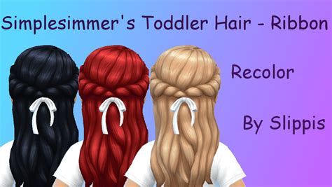Sims 4 Toddler Hair Ribbon Micat Game