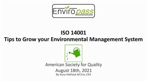 Iso 14001 Tip 7 Reduce Risks And Benefit From Opportunities Ppt