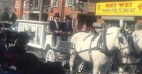 Pop Smokes Funeral Sees Fans Line The Streets For Horse Drawn Funeral