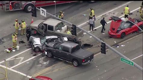 Several Injured In 4 Car Crash In Carlsbad Fox 5 San Diego