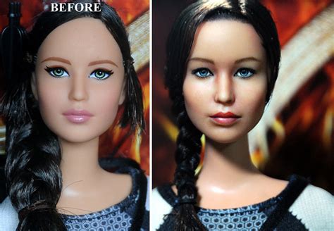 Jennifer Lawrence As Katniss Custom Doll Repaint By Noel Cruz Design