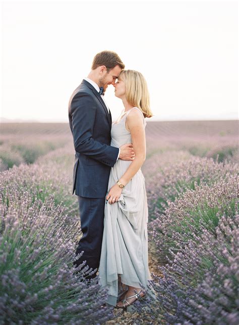 Provence Lavender Field Engagement Session