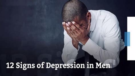 12 Signs Of Depression In Men