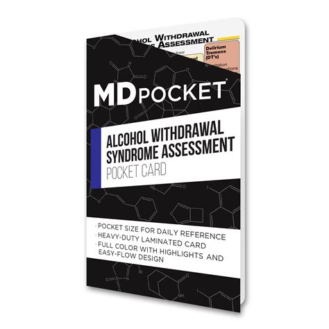 Alcohol Withdrawal Assessment Card