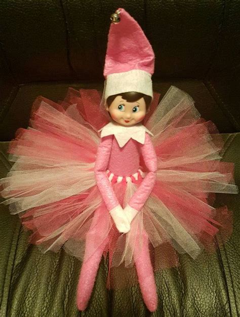 Hot Pink And White Elf On The Shelf Tutu Elf On The Shelf Clothes Elf Skirt Elf On The Shelf