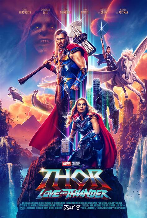 Thor Love And Thunder Promotional Poster Marvel Cinematic Universe