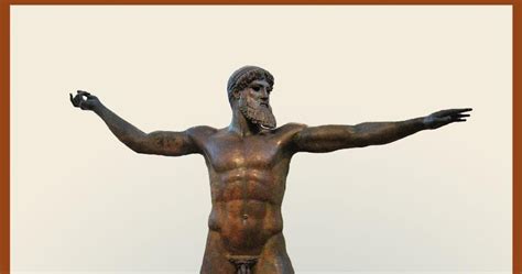 PoseidÓn De ArtemisiÓn Museo Arqueologico De Atenas Grecia Antigua Escultura En Bronce Zeus