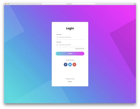 Responsive Login Form Signup Form Bootstrap Login Form Design Riset