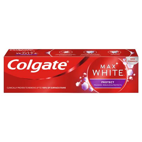 Colgate Max White Protect Whitening Toothpaste 75ml Dental Care