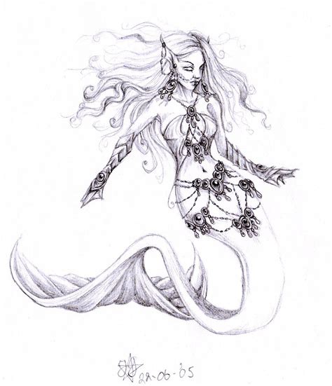 Evil Mermaid By Daisyamnell Deviantart Com On Deviantart Mermaid