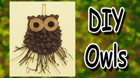 Diy Owl Decoration A T Idea Youtube