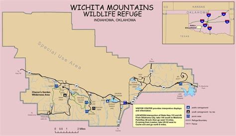 Wichita Mountains Wildlife Refuge Map World Map