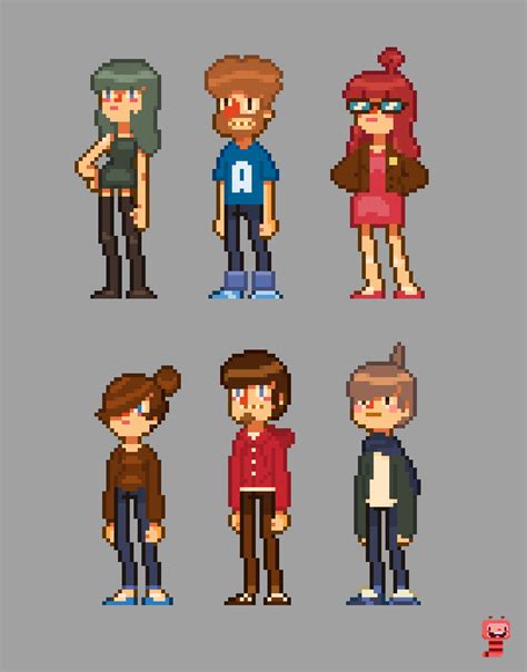 Nightmare Bruce “ Atarimonkey “ Some Ideas For Some Pixel People I