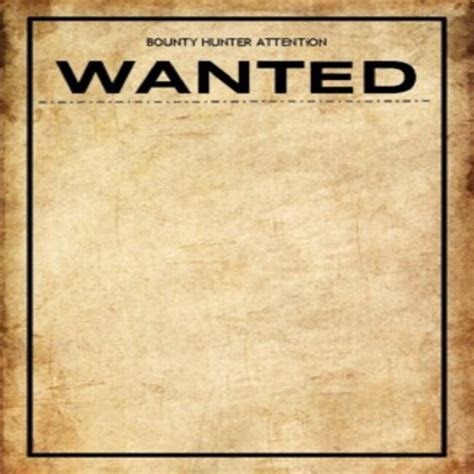 Wanted Poster Powerpoint Template