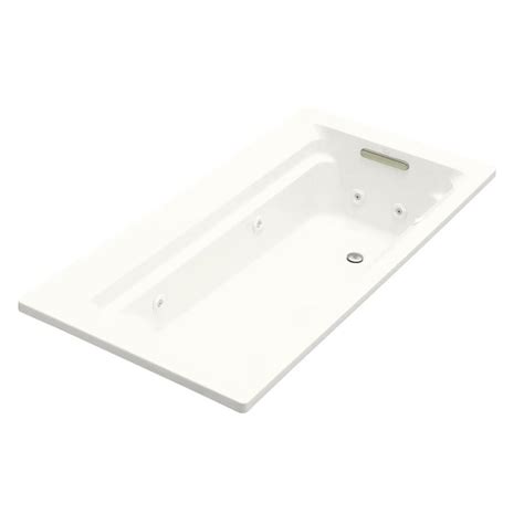 The kohler archer toilet balances out the need for a very sleek toilet in design, all without neglecting the user's comfort. KOHLER Archer 72-in White Acrylic Drop-In Whirlpool Tub ...