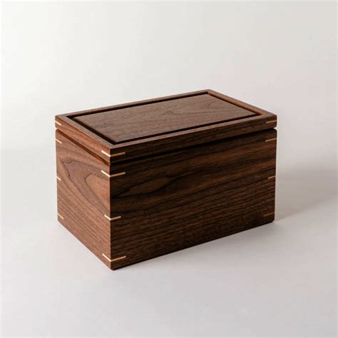 large size keepsake memory box personalized walnut mad tree woodcrafts