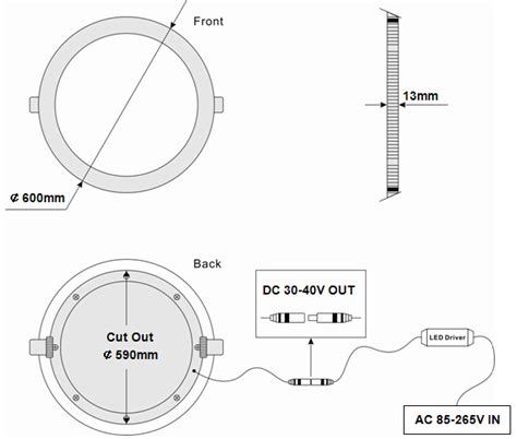 Choose from a wide range of functional and decorative models in a variety of designs and lumen outputs suitable for bathrooms, kitchens, living. 600mm diameter round ultra slim dimmable 48w led panel ...