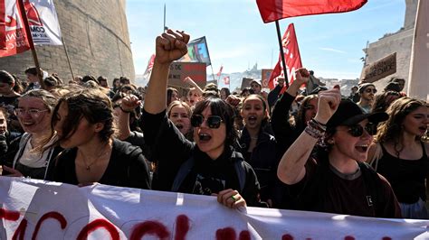 France Fears Pensions Protest Standoff Is Getting More Violent The