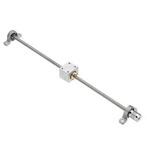 machifit t8 500mm lead screw set with nut housing bracket and shaft coupling for cnc at rs 1372