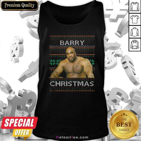 Funny Barry Sitting On A Bed Meme Ugly Christmas Shirt Meteoritee