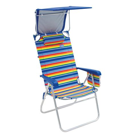 Beach chairs chair beach chair with canopy black wishbone chair chair style outdoor chair set canopy design folding beach chair. Rio Hi-Boy Aluminum Beach Chair with Canopy-SC643HCP-1909 ...