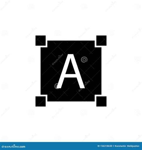 Select Text Icon Simple Glyph Vector Of Text Editor Set Icons For Ui