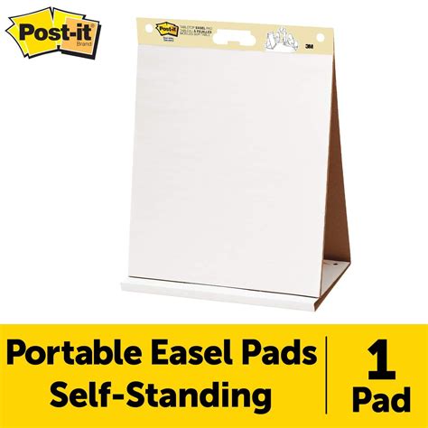 Post It Super Sticky Tabletop Easel Pad 20 X 23 Inches 20 Sheetspad