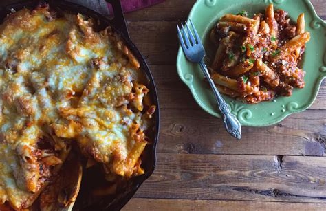 Bolognese Baked Ziti Ashs In The Kitchen