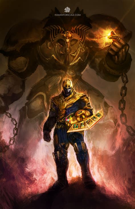 Thanos And Exodia The Forbidden One Yu Gi Oh And 5 More Drawn By