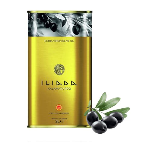 Iliada Kalamata Extra Virgin Olive Oil Pdo 3 Liters Supermarket Italy