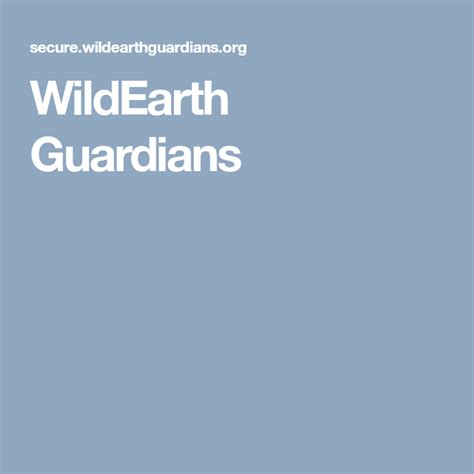 Wildearth Guardians Charity Navigator Guardian Financial Management