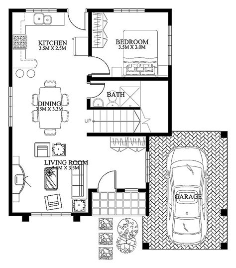 Mhd Pinoy Eplans Two Storey House Plans Small Modern House My Xxx Hot