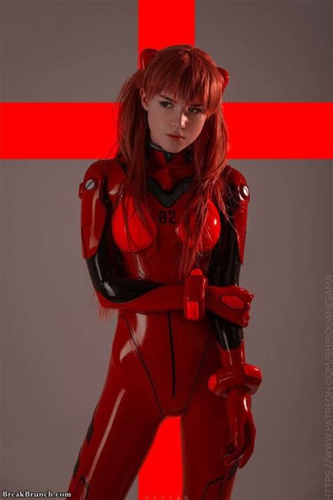 Beautiful Asuka Langley Soryuneon Genesis Evangelion Cosplay By