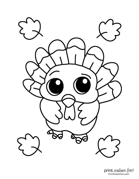 20 Terrific Thanksgiving Turkey Coloring Pages For Some Free Printable