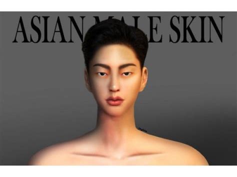 Asian Male Skin By Babejjajang The Sims 4 Sims 4 The Sims 4 Skin Sims