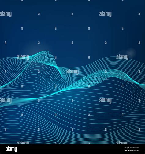 Data Visualization Dynamic Wave Pattern Vector Stock Vector Image And Art