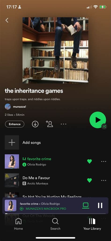 Spotify Munazza Avery Grambs The Inheritance Games Booktok Jameson Hawthorne Grayson
