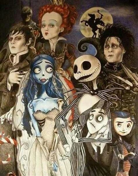 Tim Burton Collage Movies Pinterest Tim Burton And Collage